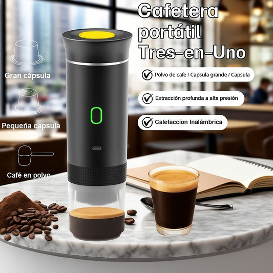 CAFÉGO PRO - Cafetera portátil 3 en 1